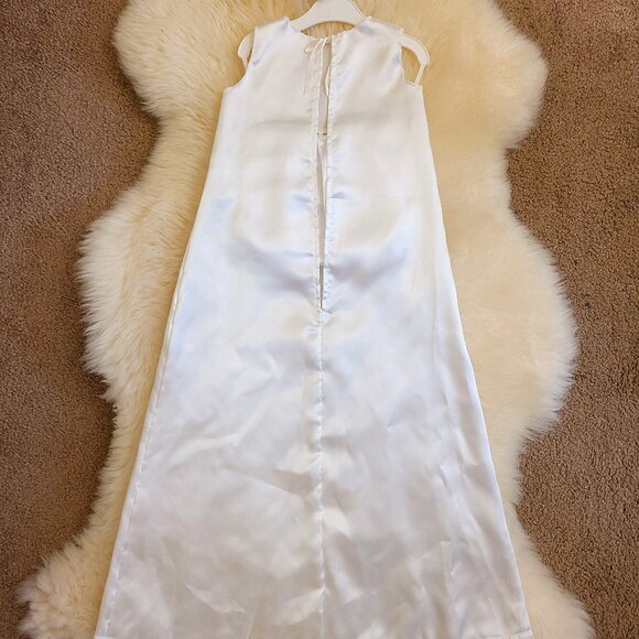 Vintage Angel Wear Satin Christening/Baptism Gown & Bonnet 4 Piece Set - Picture 8 of 13
